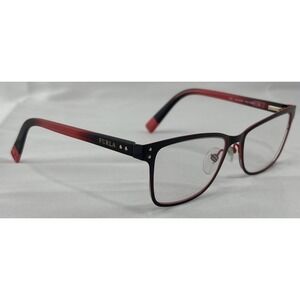FURLA "ZIZI" Eyeglasses Frame VU4302K 08AM 53-17-135 Black/Pink Peach
